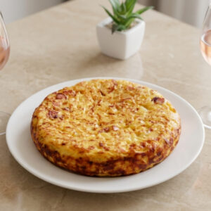 Tortilla de papa con chorizo ahumado Doña Carmen